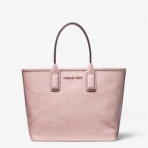 MICHAEL KORS Jodie Small Logo Jacquard Tote Bag